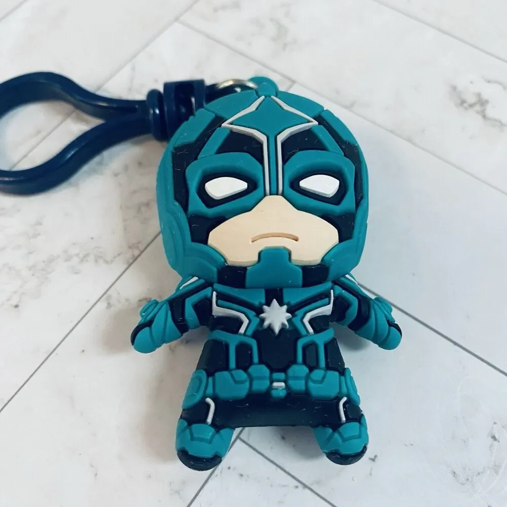 Monogram Figural Captain Marvel Backpack Clip Key Ring Keychain